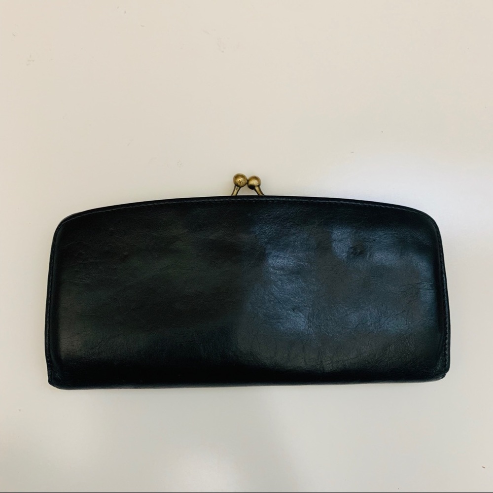 HOBO Black Leather Wallet